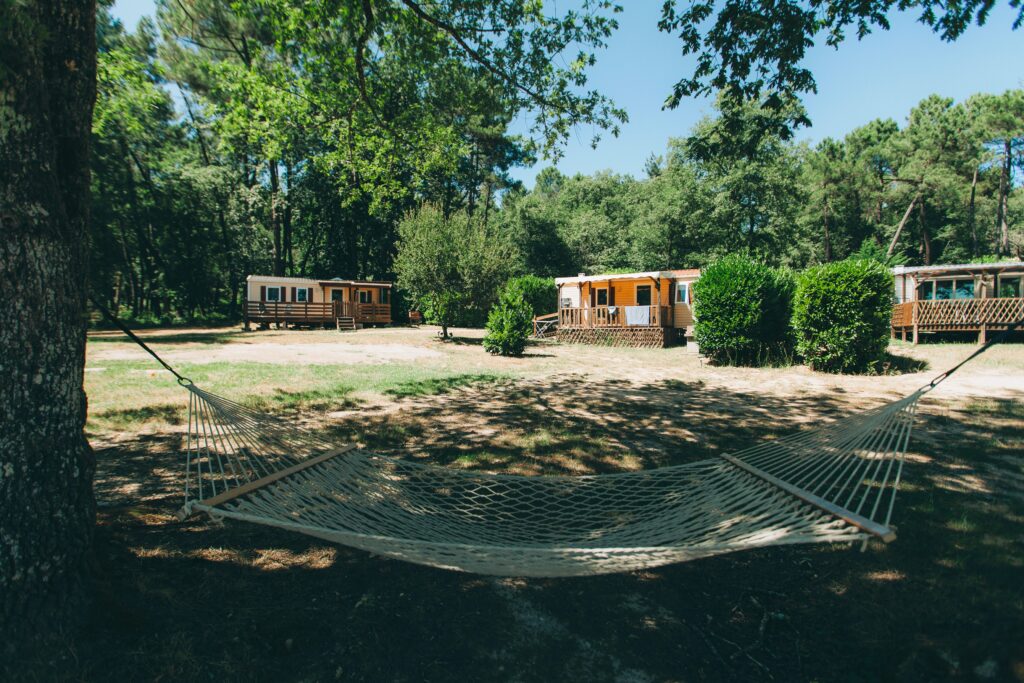 mobile home con vistas al estanque Gaia Ecolodge