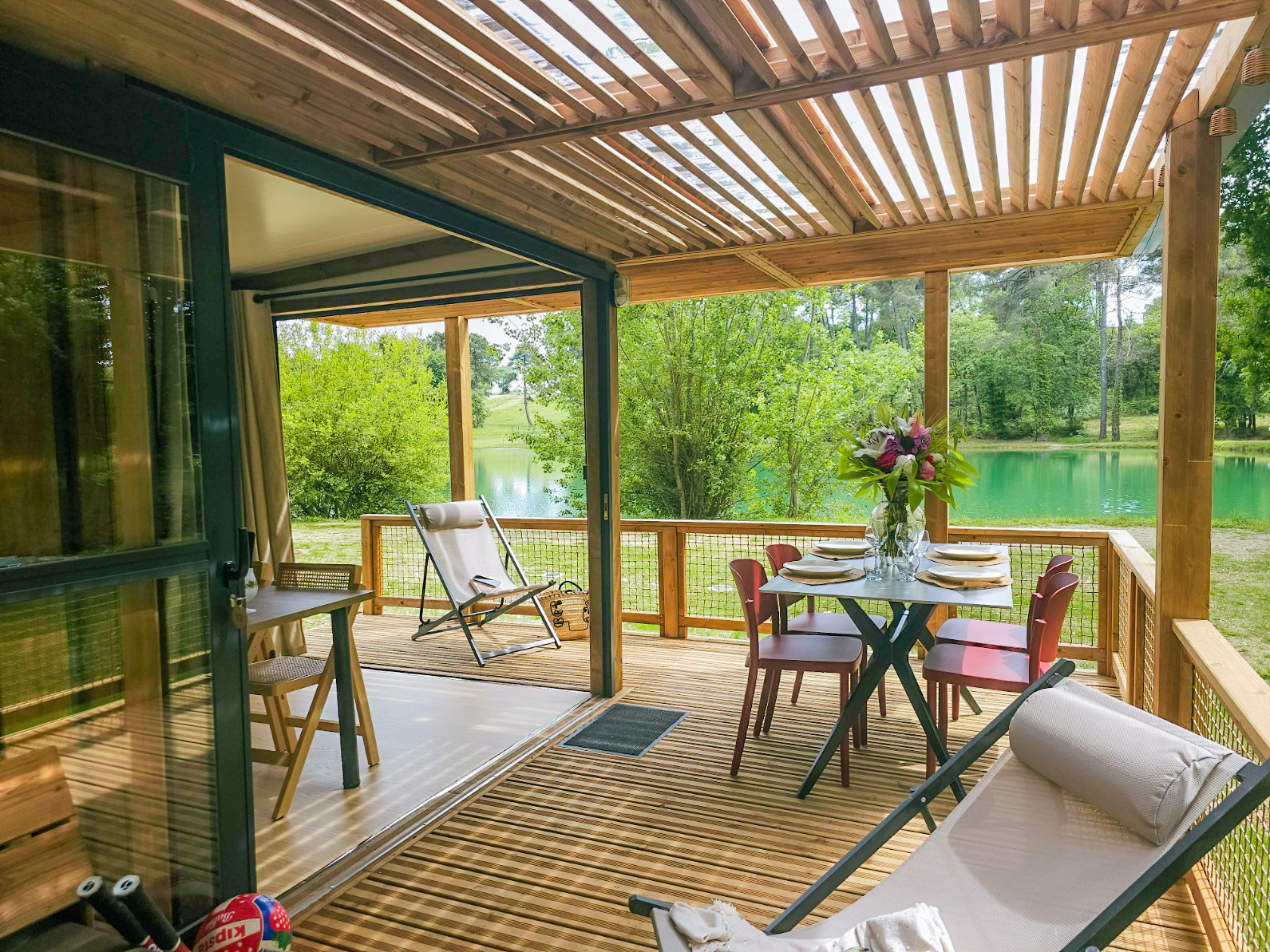 location chalet ecolodge dordogne