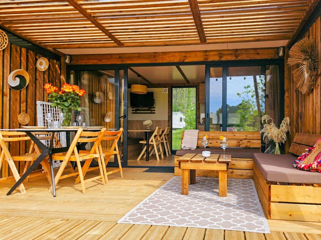 mobile homes gaia ecolodge dordogne