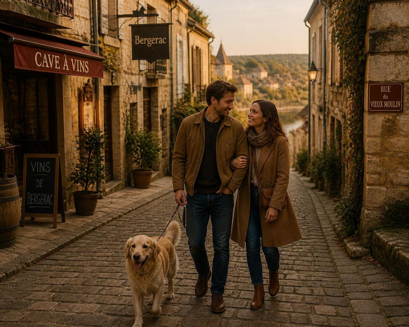Balade romantique dans le vieux Bergerac